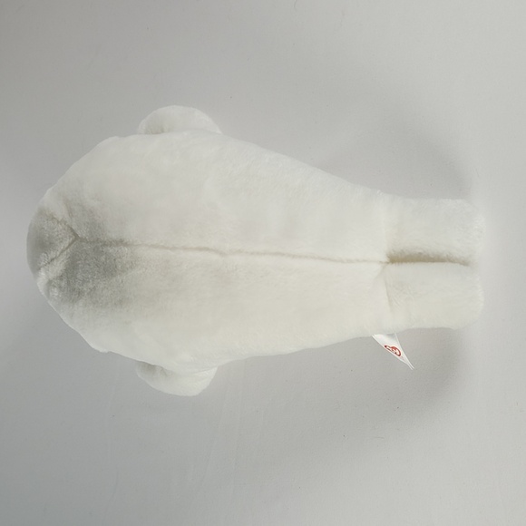 Vintage Ty Beanie Boo 'Icy' the White Seal (12 inch) Glitter Eye Version - Picture 3 of 16